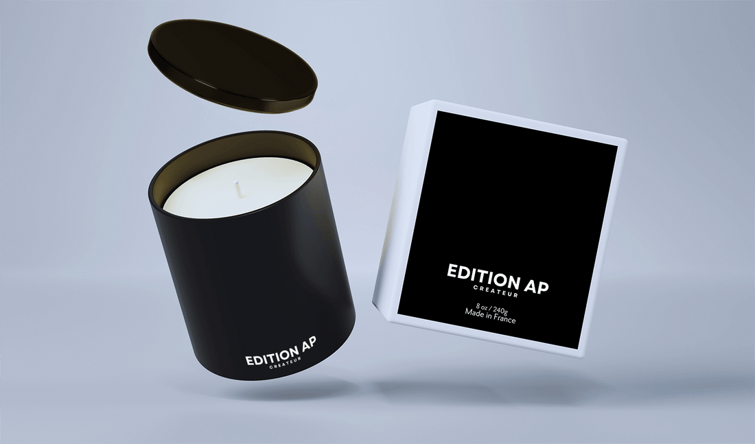 Bougie noir brillante EDITIONAP
