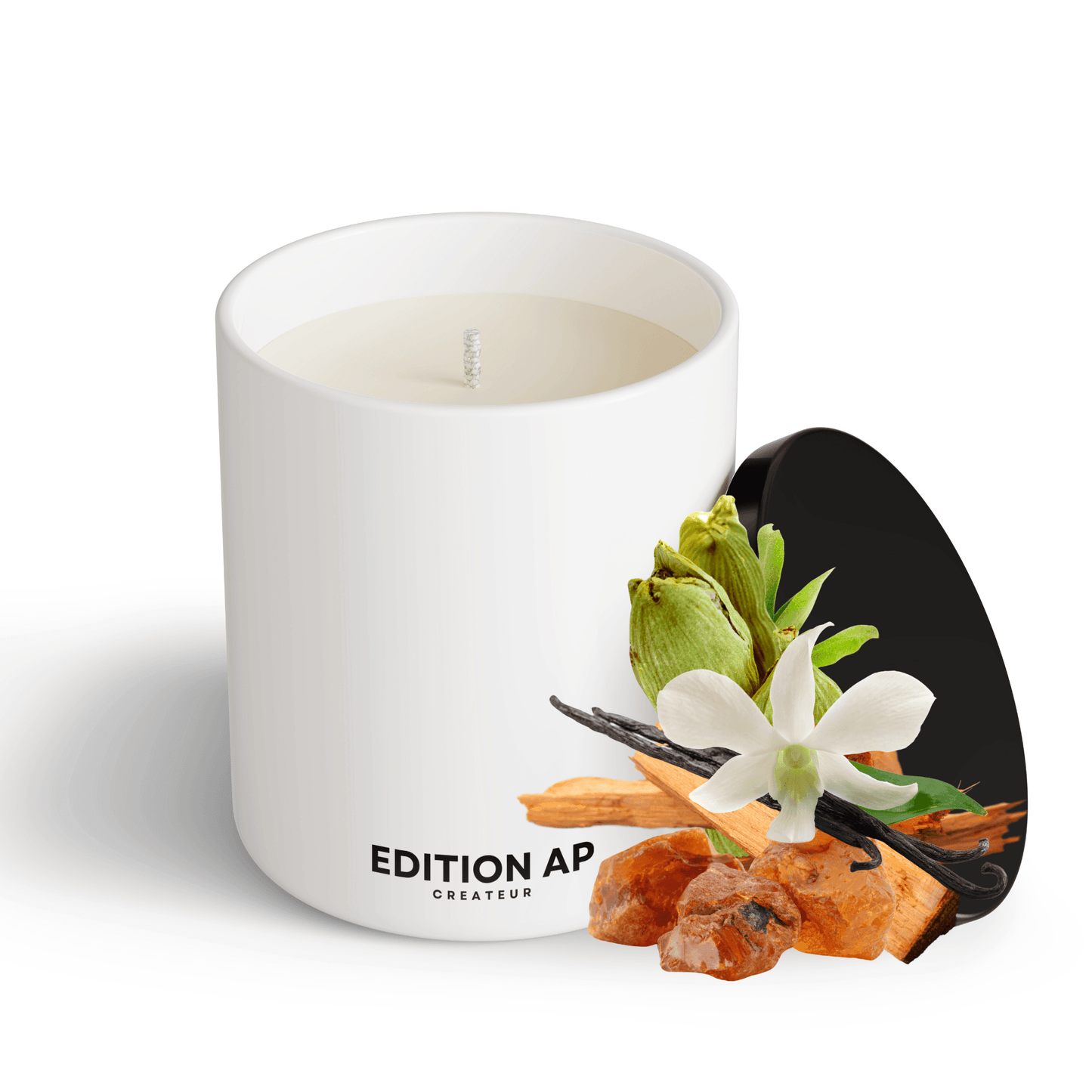 Bougie parfumée CUIR et BOIS - EDITION AP