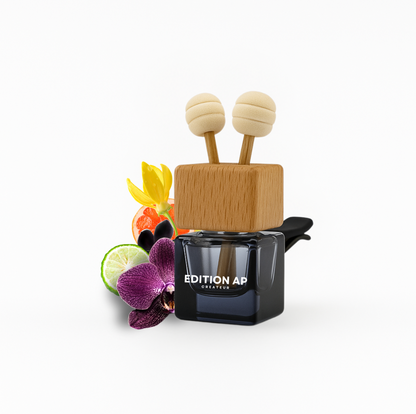 Diffuseur voiture Orchidée Black – Parfum exclusif avec orchidée noire, truffe et vanille pour une expérience olfactive unique