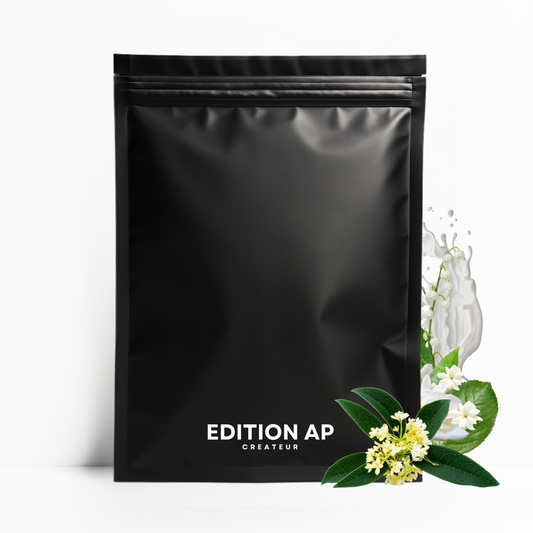 “Lot de fondants parfumés Spa Relaxant sur fond blanc”, “Fondants parfumés spa relaxant - thé vert et osmanthus”.