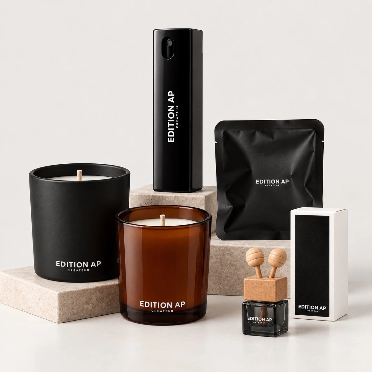 Inspiration pour idée cadeau - bougie - fondant parfumé - parfum voiture - diffuseur voiture