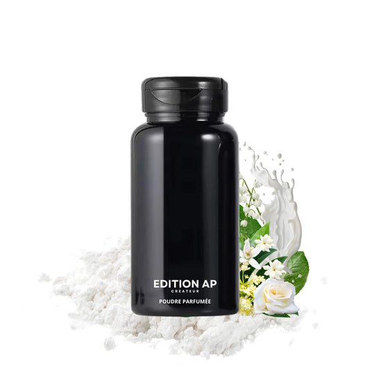 Poudre parfumée Spa Relaxant dans un pot noir opaque de 100g – EDITIONAP
